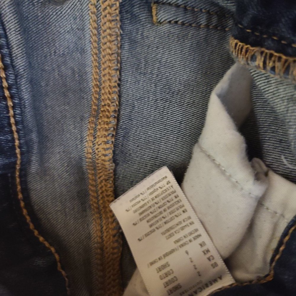 Next Level Stretch US 2 Short Ripped Jeans - Picture 6 of 6